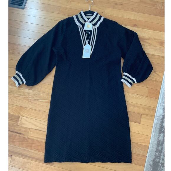 Emily McCarthy Lolli Sweater Dress-Black Novelty Knit NWT size small - Picture 2 of 6